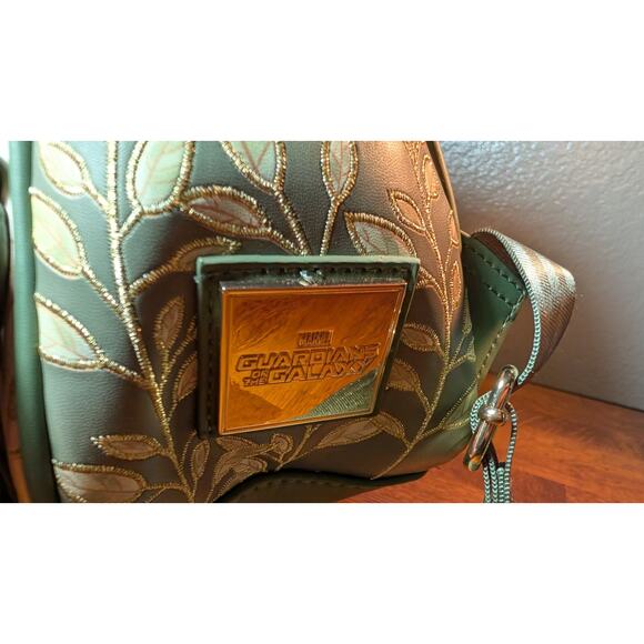 Our Universe Marvel Groot Floral/ Vine Mini Backpack - BoxLunch Exclusive - Picture 4 of 9